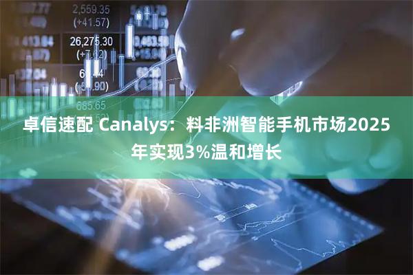 卓信速配 Canalys：料非洲智能手机市场2025年实现3%温和增长